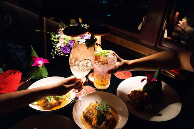 Bangkok: Saffron Cruise by Banyan Tree - The 7:00 pm to 10:00 pm Chao Phraya ride, what the river-view portion feels like