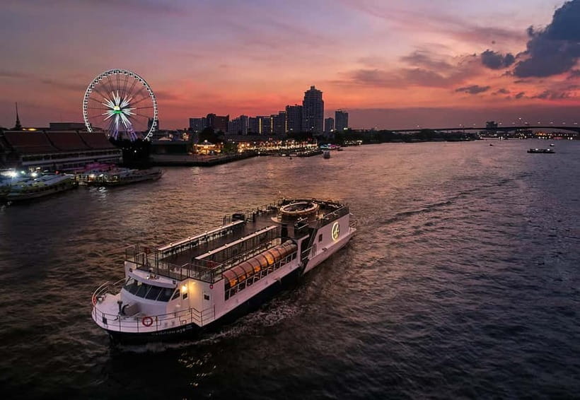 Bangkok: Saffron Cruise by Banyan Tree - Pier 1 check-in and Pier 2 boarding, timing that keeps the night smooth