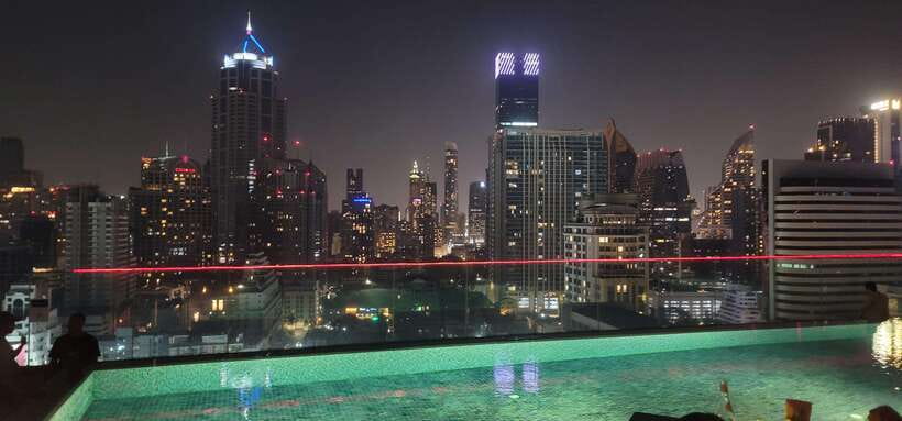 Bangkok: Soi Cowboy, Nana, Soi 11, Rooftops, Clubs & Go Go’s - Solaria Nishitetsu Rooftop, a Calm Before the Noise