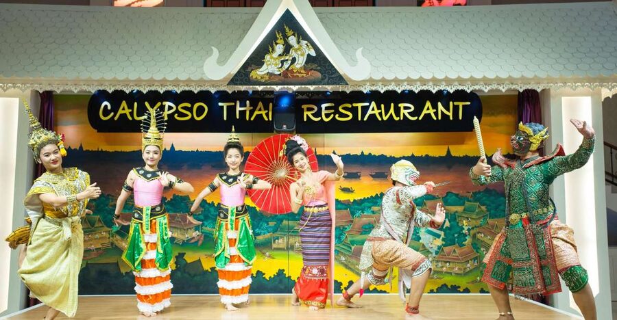 Bangkok Thai Dance Show with Dinner with Hotel Transfer - Calypso Thai Restaurant at Asiatique, The Riverfront