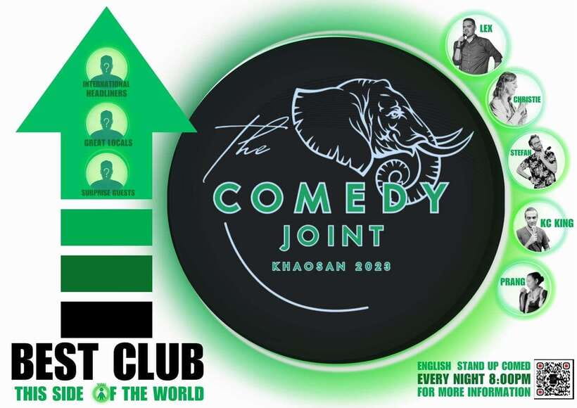 Bangkok: The Comedy Joint Khaosan Show Ticket - Key highlights worth showing up for