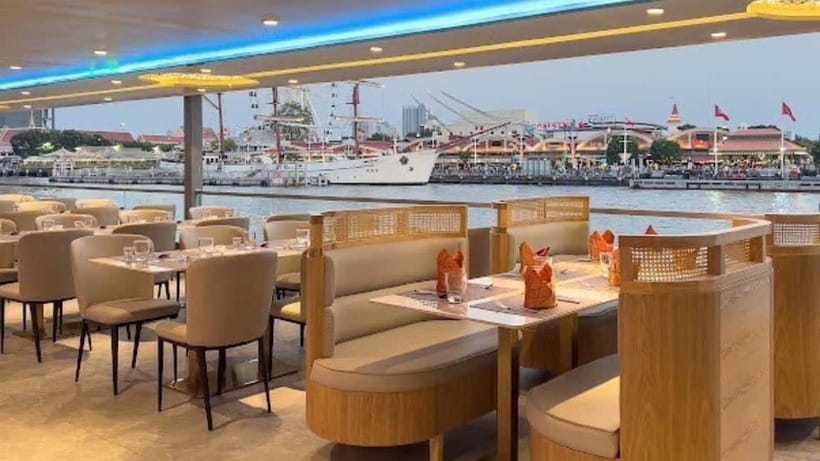 Bangkok: The Planet Cruise with Option Hotel Transfer - Bangkok after dark: iconic illuminated river views, route may vary