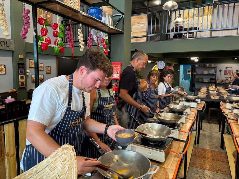 Bangkok: Tingly Thai Cooking School Half-Day Cooking Class - Back at the School: Prep That Teaches You the Flavor System