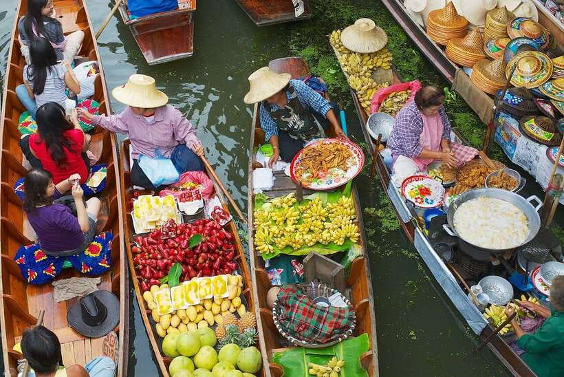 Bangkok: Train Market & Floating Market with Boat Ride - Damnoen Saduak Floating Market: Boat-First, Then Explore