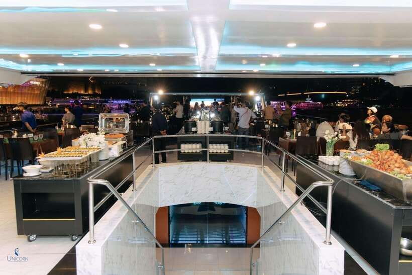 Bangkok: Unicorn Chao Phraya River Dinner Cruise - Dinner and Entertainment: International Buffet With Live Music