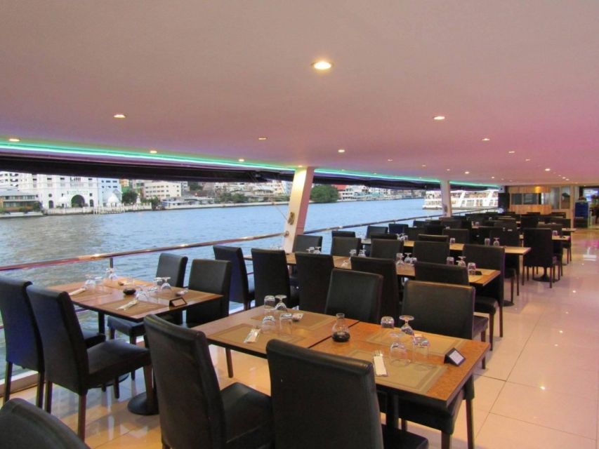 Bangkok: VELA Dinner Cruise Ticket - When White Orchid Maintenance Affects VELA: Icon Siam Pier Timing Note