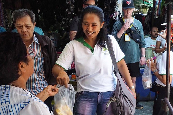 "Bangkok Walking Hopping Tour" show city’s historic sights are located. - Stop 4: Chinatown or Yaowarat, food focus and dense gold-shop streets (2 hours)