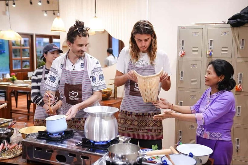 Bangkok: White Lotus Thai Cooking Class with Market Tour - The Cooking School Vibe: Cozy, Clean, and Built for Learning