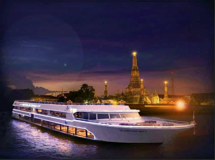 Bangkok: White Orchid Chao Phraya Cruise Free Flow Beer - Two hours on the river, with big-city lights