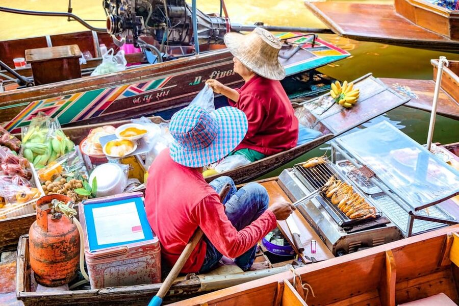 BKK : Private Damnoen Saduak Floating Market Half Day - Boarding a Long-Tail Boat for a Full 1-Hour Canal Ride
