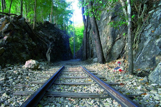 Bridge over River Kwai and Hellfire Pass Tour with Train Ride - Kanchanaburi War Cemetery, Then JEATH War Museum