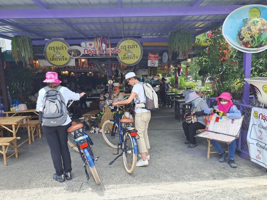 Colors of Ayutthaya: UNESCO Heritage 6 hour Bicycle Tour - Market stop for everyday snacks