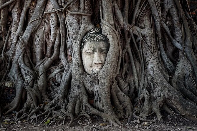Discover Ayutthaya at Sunset: Historic Temples & River Cruise - Bangkok to Ayutthaya with AC and an audio warm-up