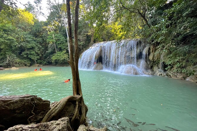 Erawan Waterfall and Kanchanaburi Private Tour [Optional Luxury] - Erawan Waterfall: seven tiers, emerald ponds, and real swim potential