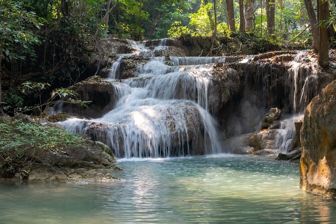 Erawan Waterfalls and Bridge Over River Kwai Tour from Bangkok - Erawan Waterfalls: How to Handle 7 Levels, Hiking, and Swimming