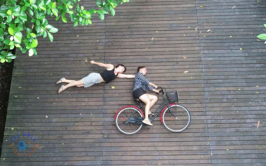 Explore Bangkok jungle by bike, kayak & boat - small group - Longtail Boat Ride: Where Big Ships Pass Nearby