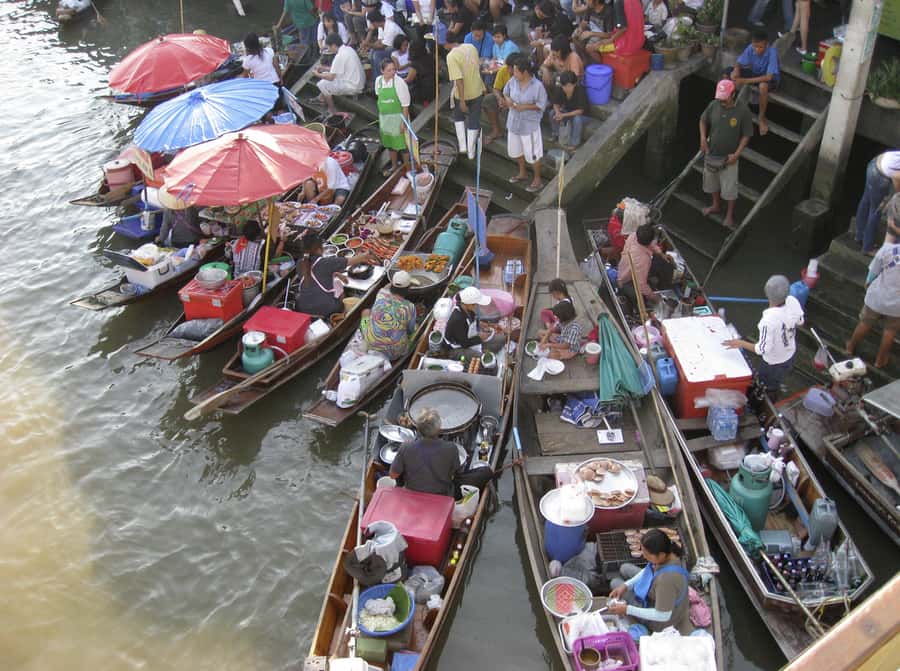 Floating Market Full-Day Bicycle Tour from Bangkok - Damnoen Saduak by Long-Tail Boat and On-Water Shopping