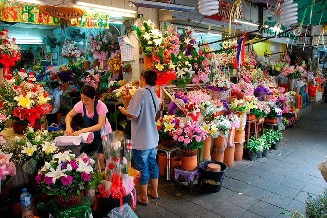 Floating Market - Train Market - Flower Market and China Town - A long market day that connects river, rail, and street life