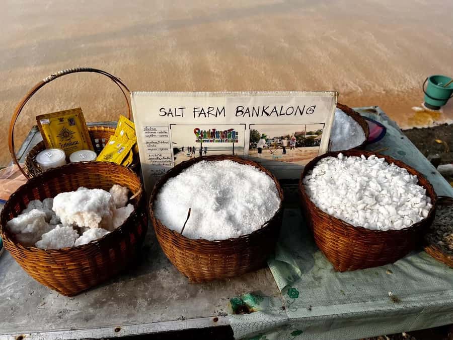 Floating & Railway markets (multi-language) - Coconut farm and traditional salt-making: everyday Thailand