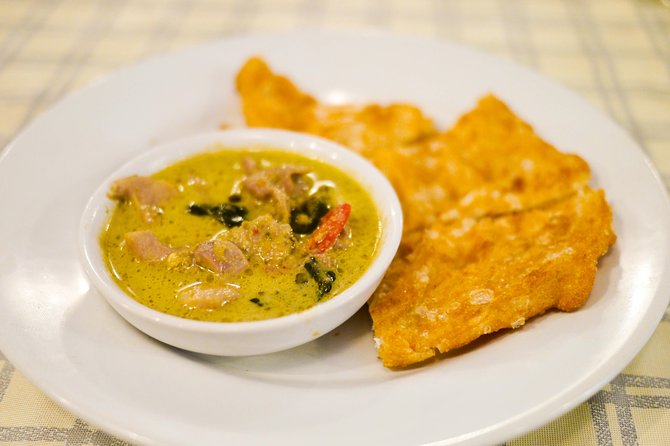 Foodie Experience of Historic Bang Rak - Custard bread and Thai milk tea, then Isan flavors by ferry