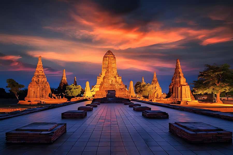 From Bangkok:Ayutthaya Night Temples&Market with local Snack - Ayutthaya’s night glow: the real reason this tour exists