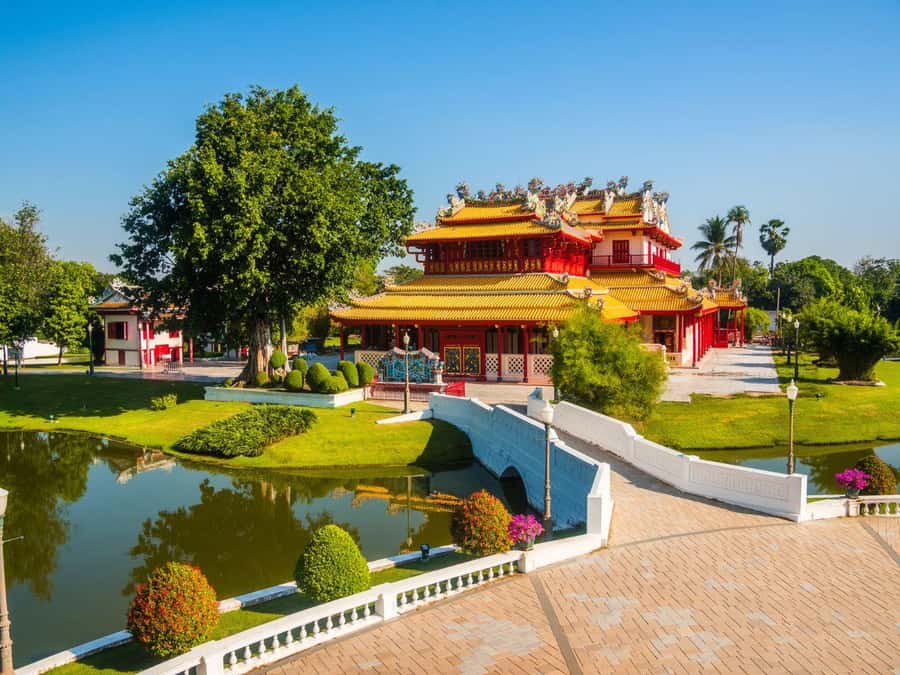 From Bangkok: Ayutthaya Temples and Boat Tour with Lunch - Bang Pa-In Royal Palace: the cool, scenic start that breaks up the day