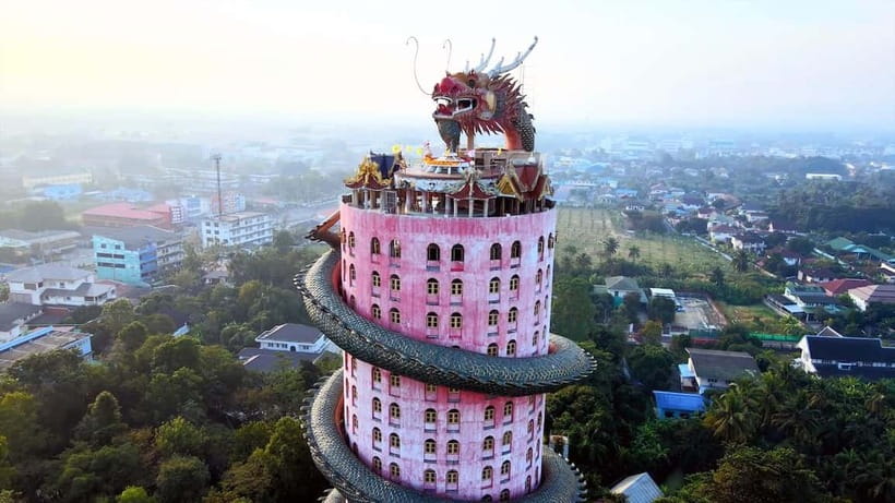 From Bangkok: Don Wai Market, Wat Samphran & Lotus Café Tour - Getting there from Bangkok without the stress