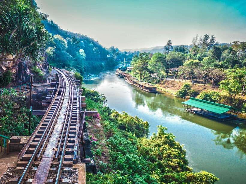 From Bangkok: Erawan Park & Kanchanaburi Small-Group Tour - Kanchanaburi lunch on your own: keep it easy and local