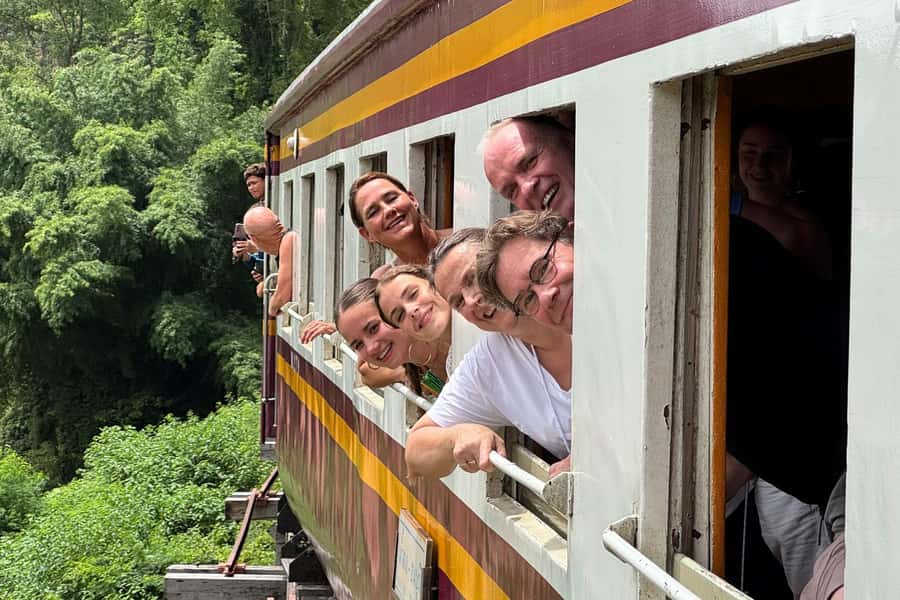 From Bangkok: Erawan Waterfall & Kanchanaburi Private Tour - Kra Sae Buddha Cave: A Quick Walk That Changes the Pace