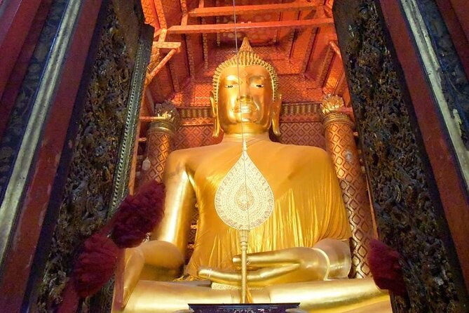 From Bangkok : Floating market, Kanchanaburi, Ayutthaya (3 days) - Day 3 in Ayutthaya: Wat Mahathat, Golden Buddhas, and a Private Boat Tour