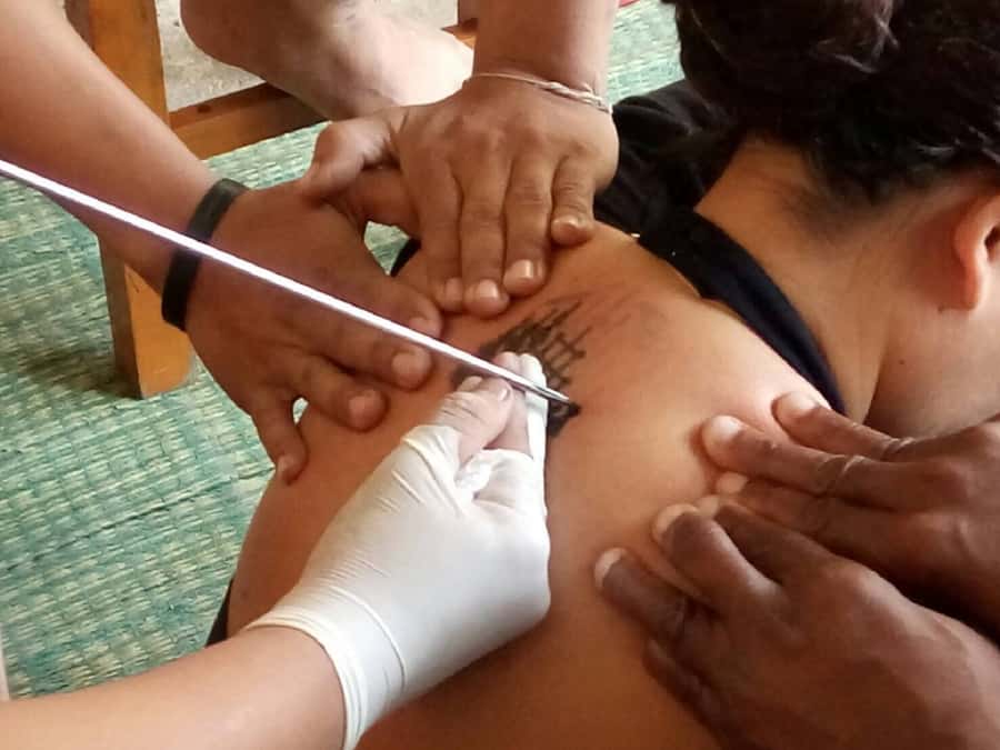 From Bangkok: Holy Tattoo Experience at Wat Bang Phra - The Tattoo Session and Monk Blessing: What It Feels Like and How It’s Handled