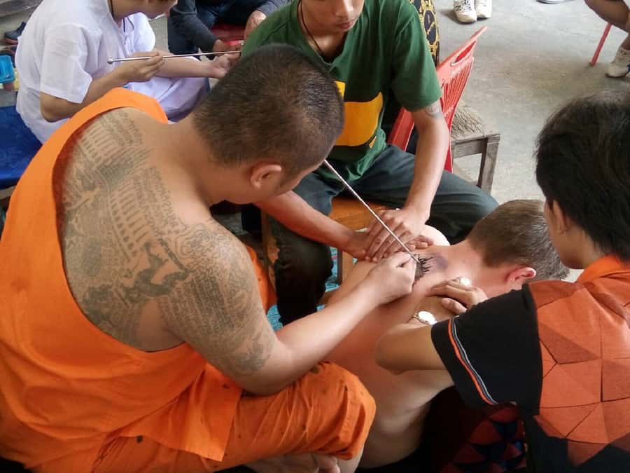 From Bangkok: Holy Tattoo Experience at Wat Bang Phra - After the Tattoo: Adding a Second Yant and Handling the Short Temple Visit