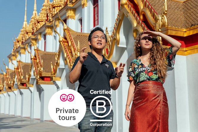 Full Day Bangkok PRIVATE City Tour With Locals - Wat Trimit & Wat Pho tickets - Crossing via Memorial Bridge, then taking your heat break at lunch