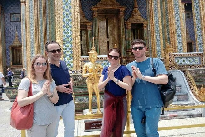 Half-Day Bangkok City Tour with The Grand Palace Private - Wat Phra Kaew inside the same grounds: Emerald Buddha time