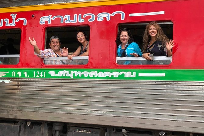 Half-Day Railway Market and Floating Market Tour in Thailand - Maeklong Railway Market: train-window drama and trackside shopping