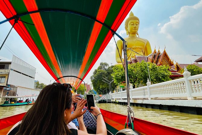 Hidden Bangkok Longtail Boat Tour to Big Buddha&Canal Life 2hrs - Ending at Tha Tien Pier for Wat Pho