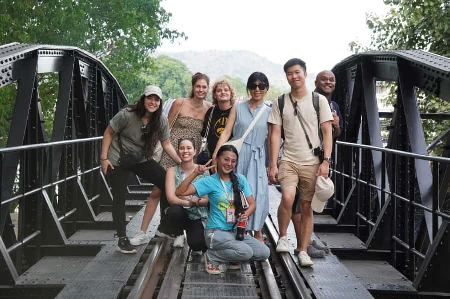 Kanchanaburi and Erawan Waterfalls Day Tour from Bangkok - Getting to Erawan Waterfall: swimming time, lifejackets, and where to spend your energy