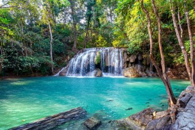 Kanchanaburi Full Day Tour: River Kwai and Erawan Falls