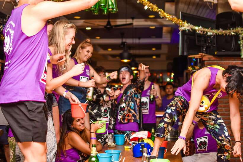 Mad Monkey Bangkok Pub Crawl - 8:00 PM at Mad Monkey: singlet, predrinks, and an easy start