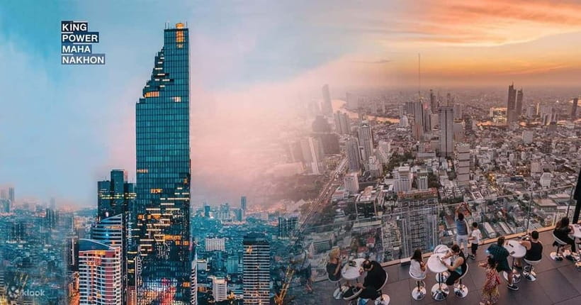 Mahanakhon SkyWalk Entry Ticket - 78th floor outdoor deck: glass tray views from 314 meters