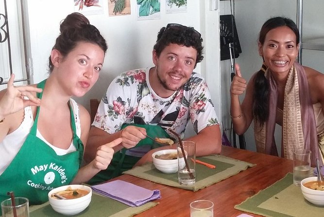May Kaidee Thai Cooking Class at Bangkok with Pickup - Entering the kitchen: private group size and hands-on learning