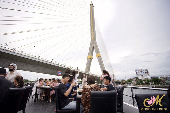 Meridian Sunset Dinner Cruise - Floating Paradise From ICONSIAM Bangkok - A Bangkok sunset dinner cruise with real sightseeing built in