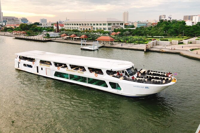 Meridian Sunset Dinner Cruise - Floating Paradise From ICONSIAM Bangkok - The route: major Bangkok sights along the Chao Praya