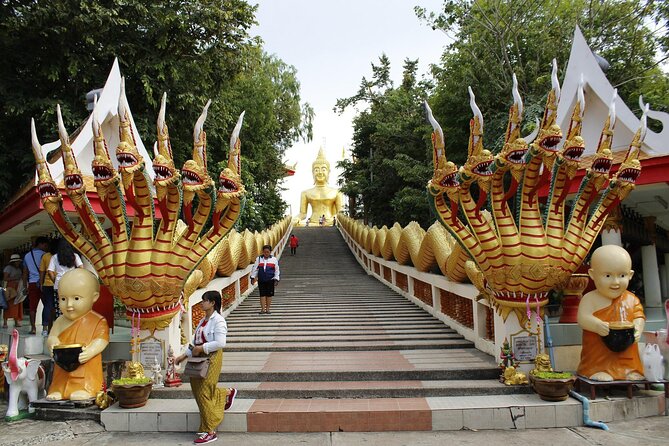 One Day Splendid Pattaya Private Day Tour from Bangkok - Khao Chi Chan Buddha Mountain: the cliffside landmark stop