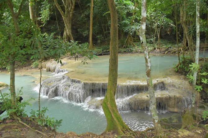 Private 2 Day Tour to Erawan Waterfall and Highlights of Kanchanaburi - Day-One Rhythm: Railway Market plus Damnoen Saduak by Private Long-Tail Boat