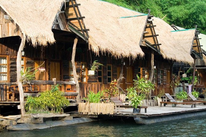 Private 3-Day River Kwai, Floating Market and Erawan Waterfalls Tour - The River Kwai floatel: sleeping above moving water