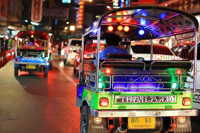 Private Bangkok Night City Tour by Tuk-Tuk with Thai Food - Rattanakosin and the Giant Swing: Old City landmarks with quick context