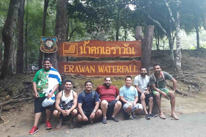 Private Erawan Waterfall, River Kwai, Death Railway Tour from Bangkok - River Kwai by bamboo raft: the fun part, with real safety reality