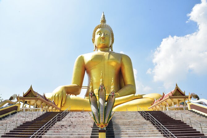 Private Excursion to Ayutthaya, World Heritage site and Ang-Thong Discovery - Wat Mahathat and the Tree-Root Buddha: The photo stop that matters