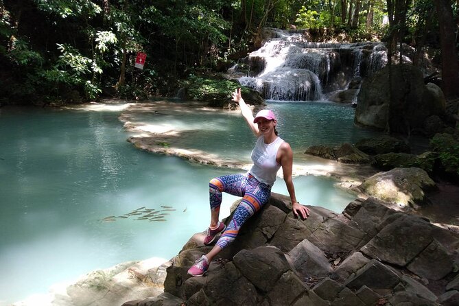 Private Excursion to Floating Market and Erawan Waterfall - 7:00 AM Hotel Pickup, Then You Hit the Road